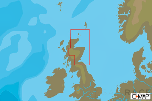 C-MAP EW-N325 : MAX-N L: ORKNEY ISLANDS TO HOLY ISLAND : West European Coasts - Local