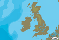 C-MAP EW-N330 : MAX-N L: DONEGAL BAY TO RATHLIN ISLAND : West European Coasts - Local