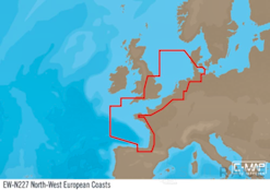 C-MAP EW-Y227 : North-West European Coasts
