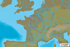 C-MAP EW-Y231 : France North West Inland Waters