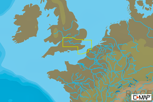 C-MAP EW-Y328 : MAX-N+ L: COLCHESTER TO EASTBOURNE AND THAMES : West European Coasts - Local
