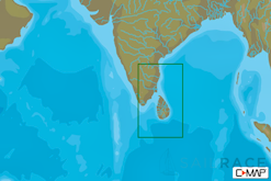 C-MAP IN-N213 - India South East Coast & Sri Lanka - MAX-N - Asia - Local