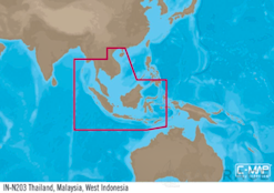 C-MAP IN-Y203 : Thailand  Malaysia  West Indonesia