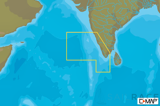 C-MAP IN-Y212 - India South West Coasts - MAX-N+  - Asia - Local
