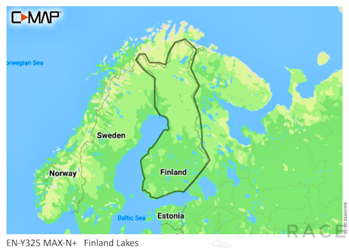 C-MAP MAX-N+ Local Chart Finland Lakes