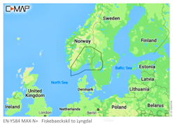 C-MAP MAX-N+ Local Chart Fiskebaeckskil to Lyngdal