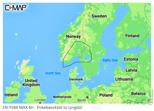 C-MAP MAX-N+ Local Chart Fiskebaeckskil to Lyngdal