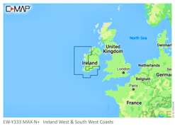 C-MAP MAX-N+ Local Chart Ireland West & South West Coasts