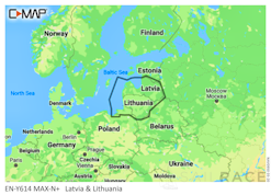 C-MAP MAX-N+ Local Chart Latvia & Lithuania