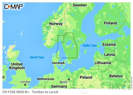 C-MAP MAX-N+ Local Chart Torekov to Larvik