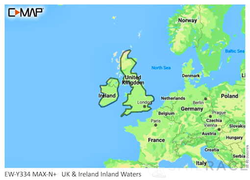 C-MAP MAX-N+ Local Chart UK & Inland Waters