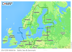 C-MAP MAX-N+ Wide Chart Baltic Sea & Denmark