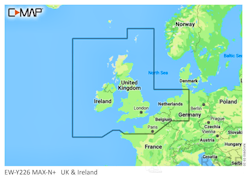 C-MAP MAX-N+ Wide Chart UK &amp; Ireland