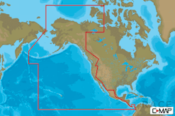 C-MAP NA-Y035 - Pacific Coast:Panama