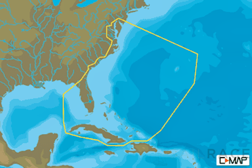 C-MAP NA-Y063 - Chesapeake Bay To Cuba - MAX-N+ - AMER - Wide