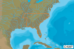C-MAP NA-Y074 - US. Lakes: South East - MAX-N+ - AMER - Lake Insight HD