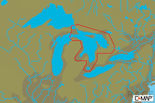 C-MAP NA-Y932 : Lake Huron and Georgian Bay