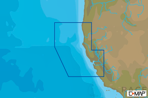 C-MAP NA-Y953 : Point Sur to Cape Blanco