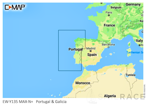 C-MAP PORTUGAL AND GALICIA-MAX-N+