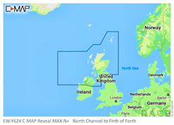 C-MAP Reveal MAX-N+ English Channel to River Humber