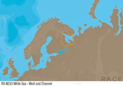 C-MAP RS-N233 : White Sea West And Channel