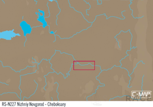 C-MAP RS-Y227 : Nizhniy Novgorod-Cheboksary