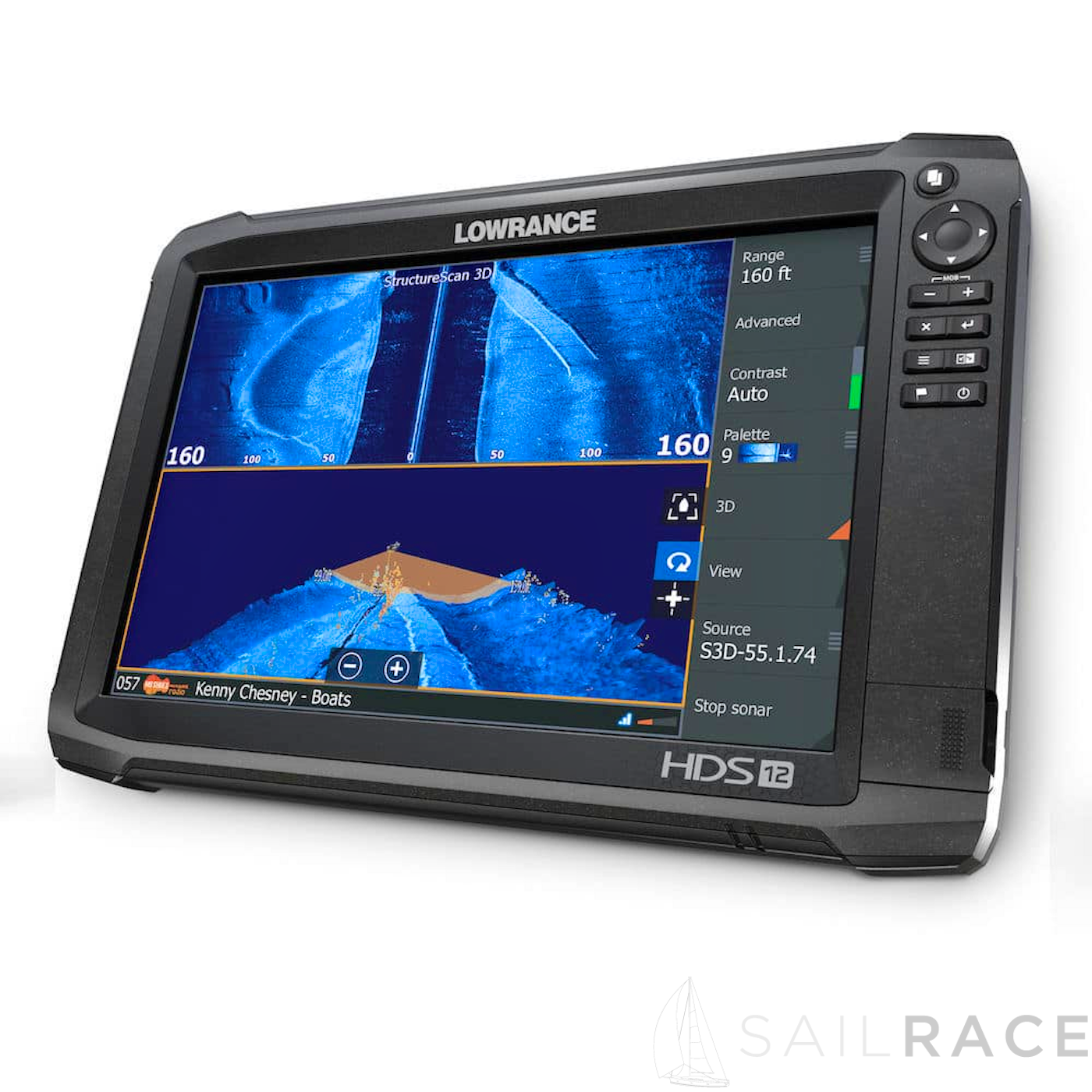 Lowrance HDS-12 Carbon ROW with No Transducer