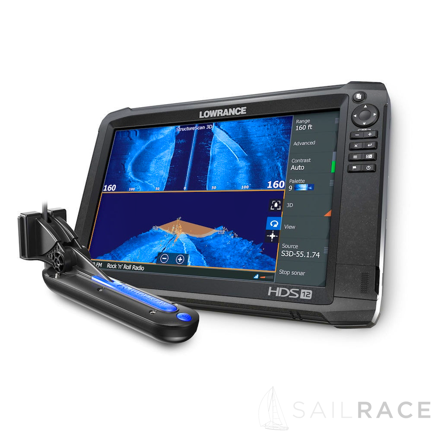 Lowrance HDS-12 Carbon ROW with TotalScan Transducer: - image 2