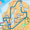 Navico Navionics MSD/44XG XL9 44XG . Carte SD Baltique-Finlande-Suède-Norvège Sud