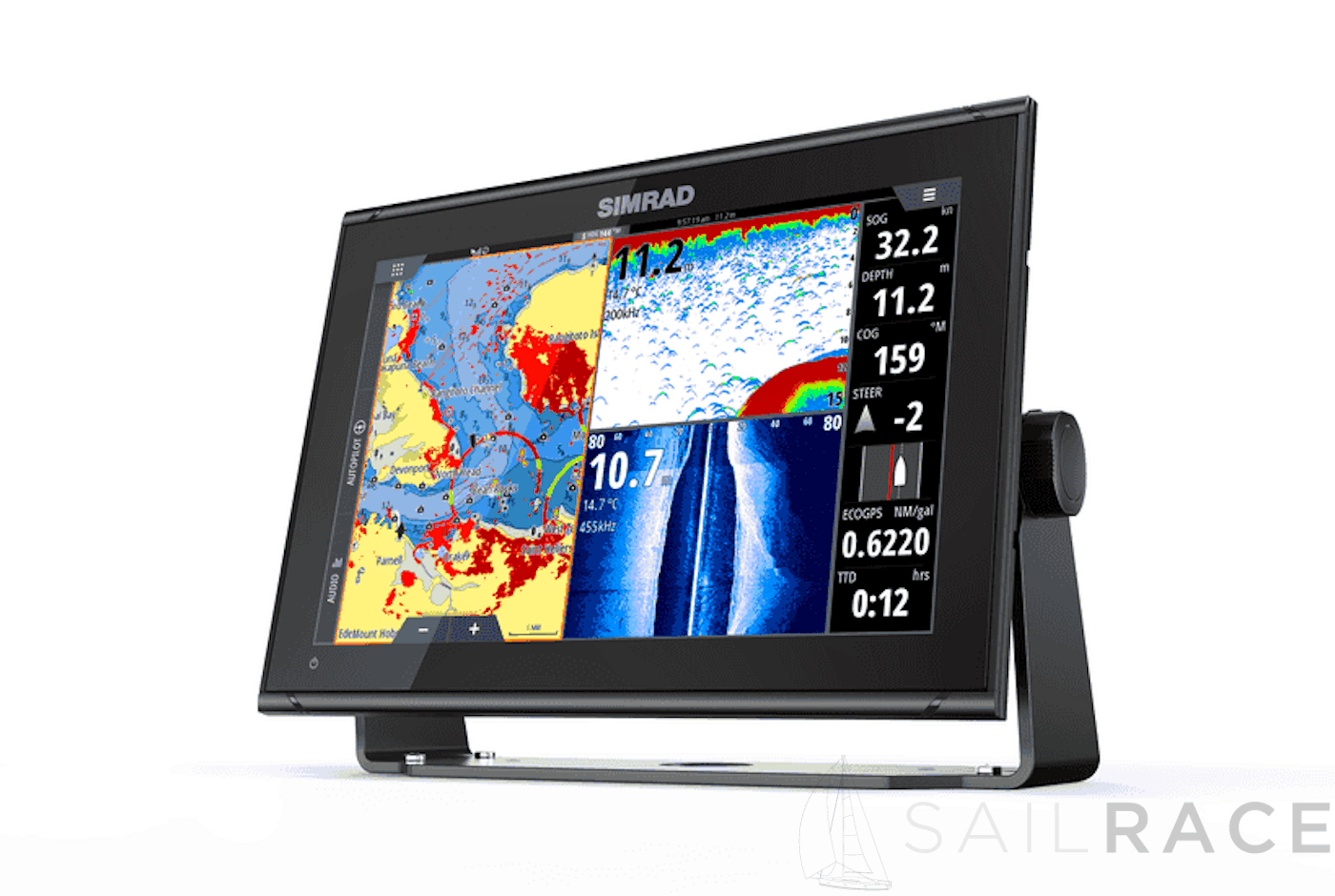 Simrad 12-inch chartplotter and radar display with Broadband 3G™ radar and TotalScan™ transducer - image 3