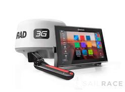 Traceur de cartes et écran radar Simrad 12 pouces avec radar à large bande 3G™ et transducteur TotalScan™