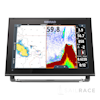 Simrad 12-inch chartplotter and radar display with TotalScan™ transducer