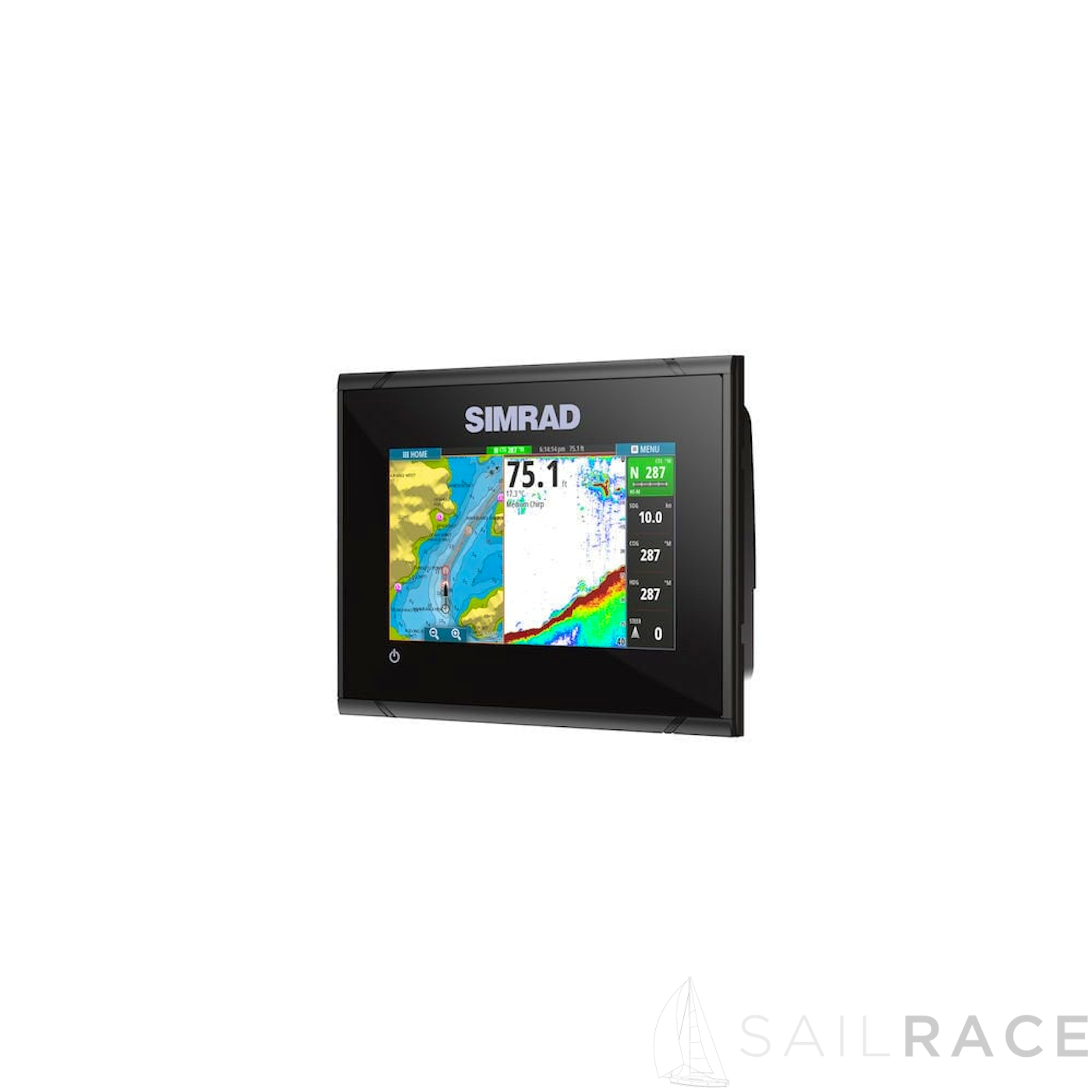 L'écran de navigation Simrad GO5 XSE pour le plaisancier à moteur qui recherche un produit de navigation tout-en-un pour la croisière