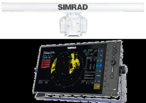 El Simrad Pro R3016, con una antena de 7 pies y 25 kW de potencia, es una Unidad de Control de Radar de 16&quot; de pantalla ancha y un Radar HD de 25 kW.