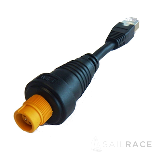 Simrad RJ45-Yellow Round Ethernet cavo adattatore RJ45M / 5PinF