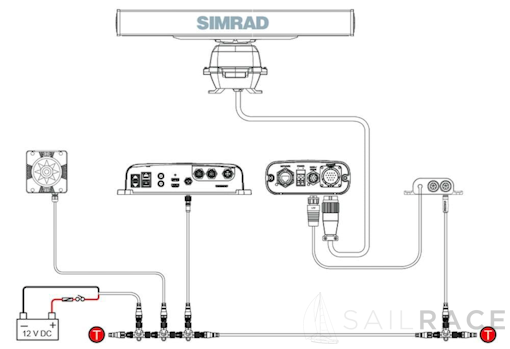 Simrad TXL-10S-6 Kit de radar de baja emisión de 10 kW y 6 pies de longitud - imagen 4